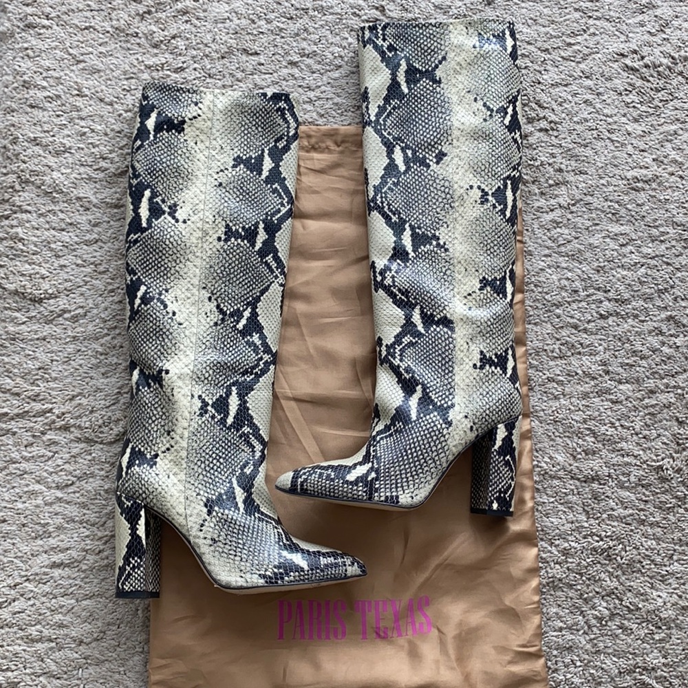 Paris Texas snake boots